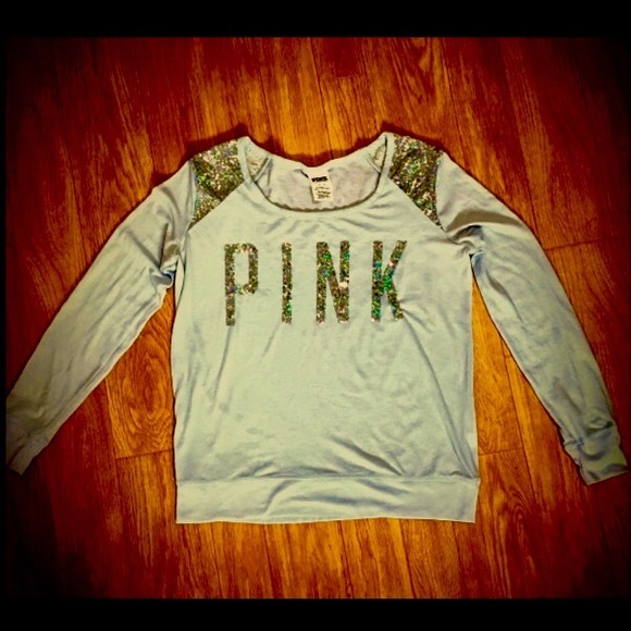 PINK Victoria's Secret Tops - VS Pink bling tee